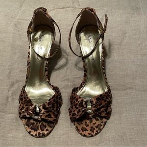 Lulu Townsend leopard kitten heels